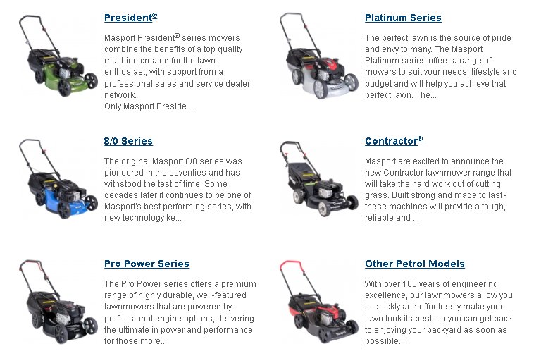 Masport Mowers